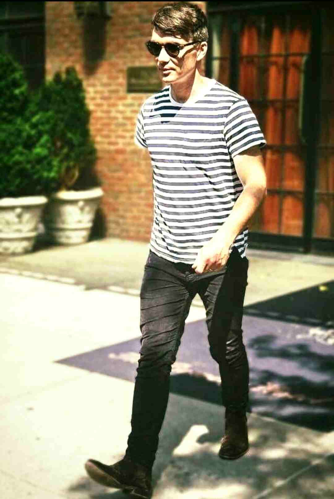 پیراهن سفید و شلوار تیره کیلیان مورفی – Cillian Murphy white shirt style