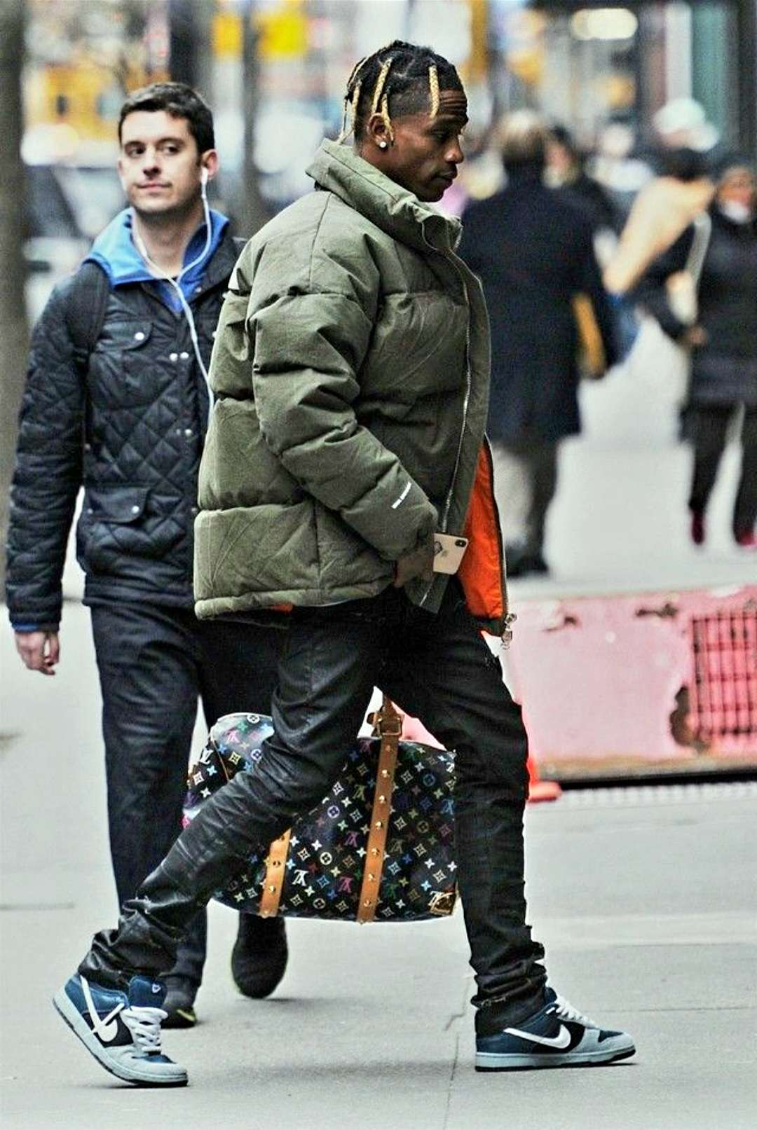 Travis Scott bomber jacket beanie