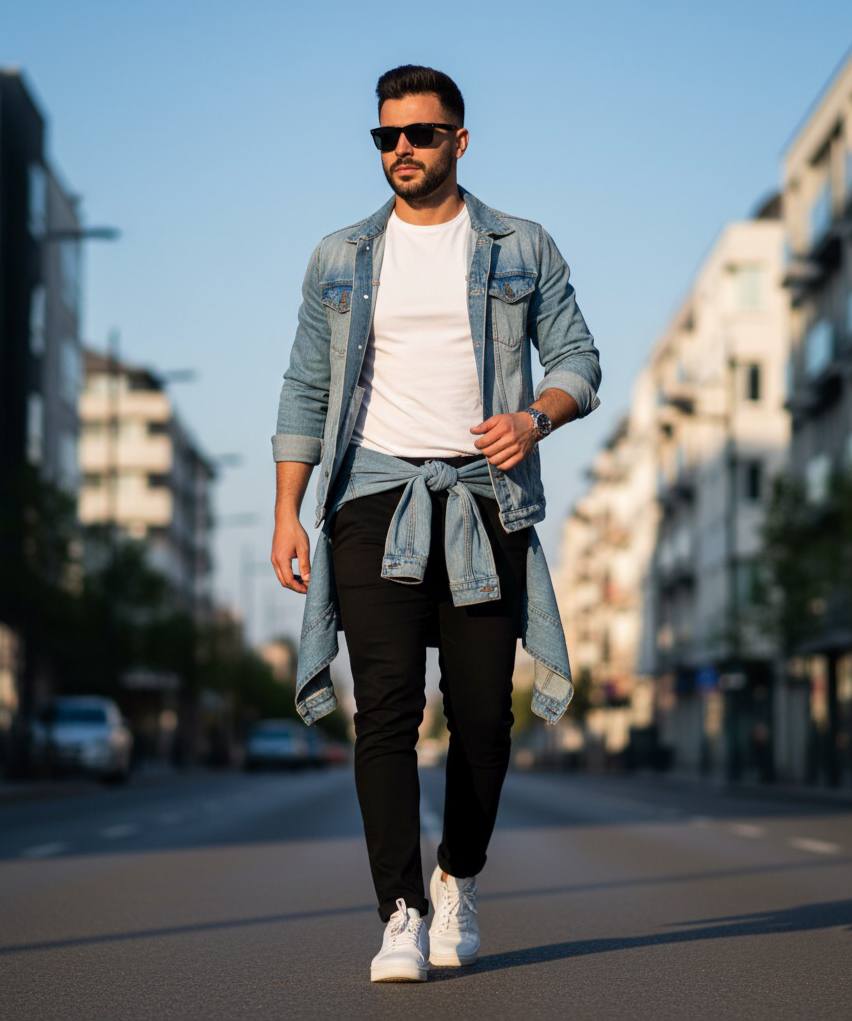 مرد پاییزی جذاب